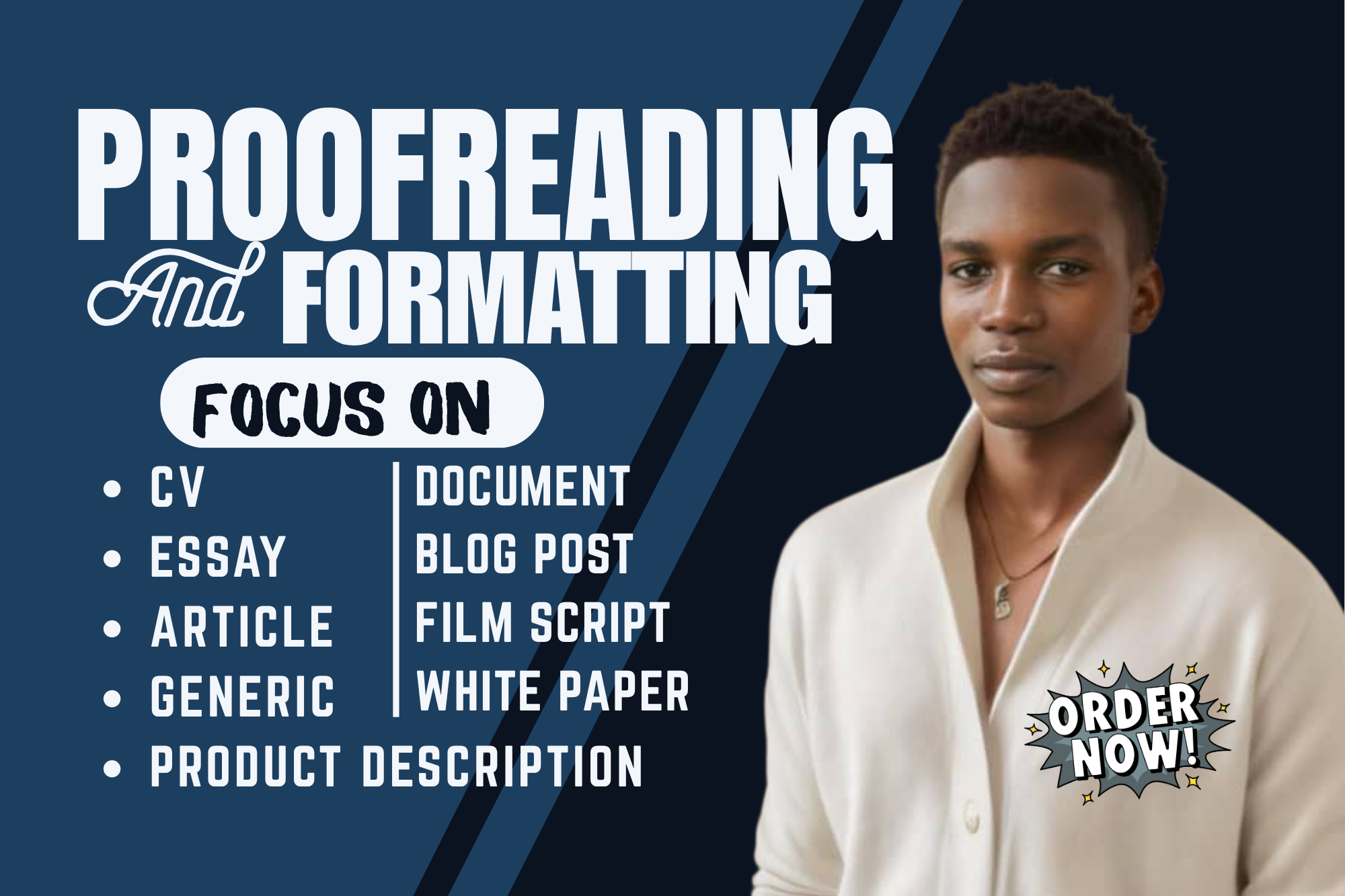i will format generic, white paper, proofread blog ...