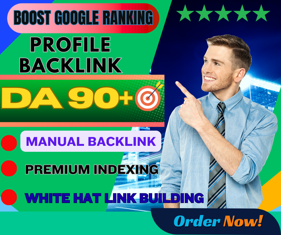 I will provides 30 High -Authority DA 90 plus SEO Bac...