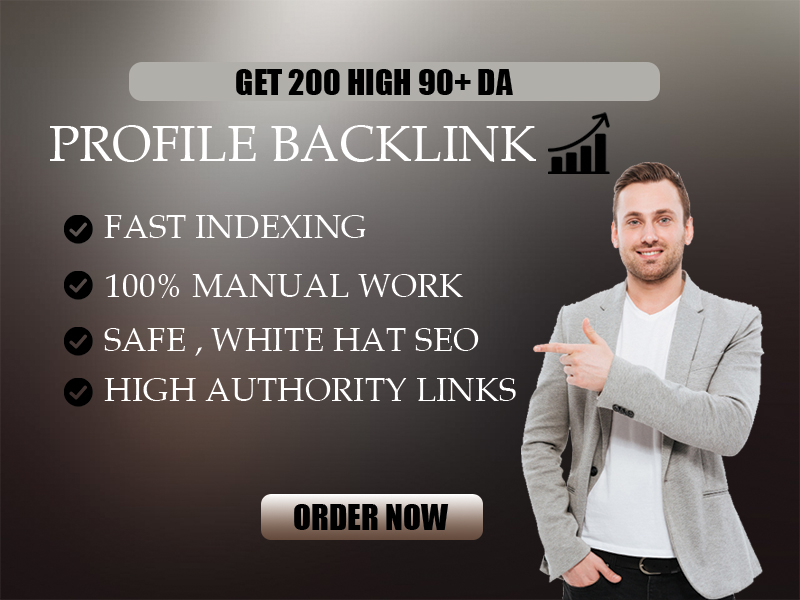 I Create High DA Manual Profile Backlinks to Boost Yo...