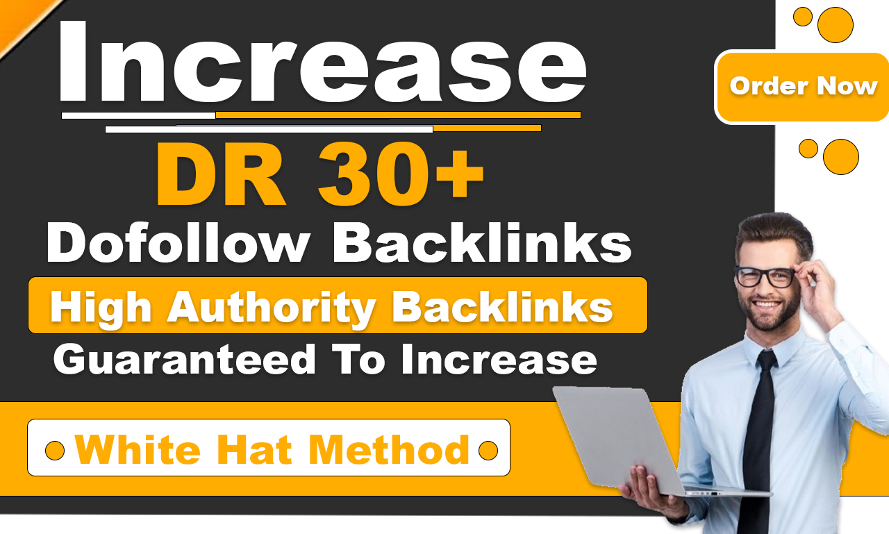 I will increase 30+ Domain rating of your website for...