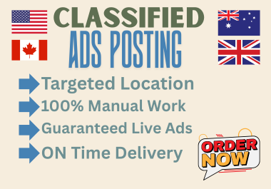 I will provide 70 classified ad posting backlinks on ...