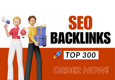 I will create 300 high-quality SEO backlinks to boost...