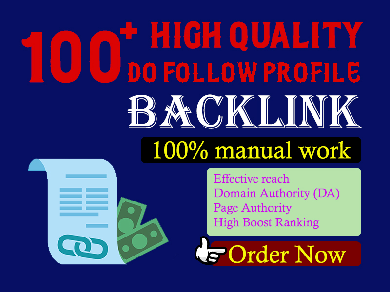 I will create Manually 100 Higher Quality Profile Bac...