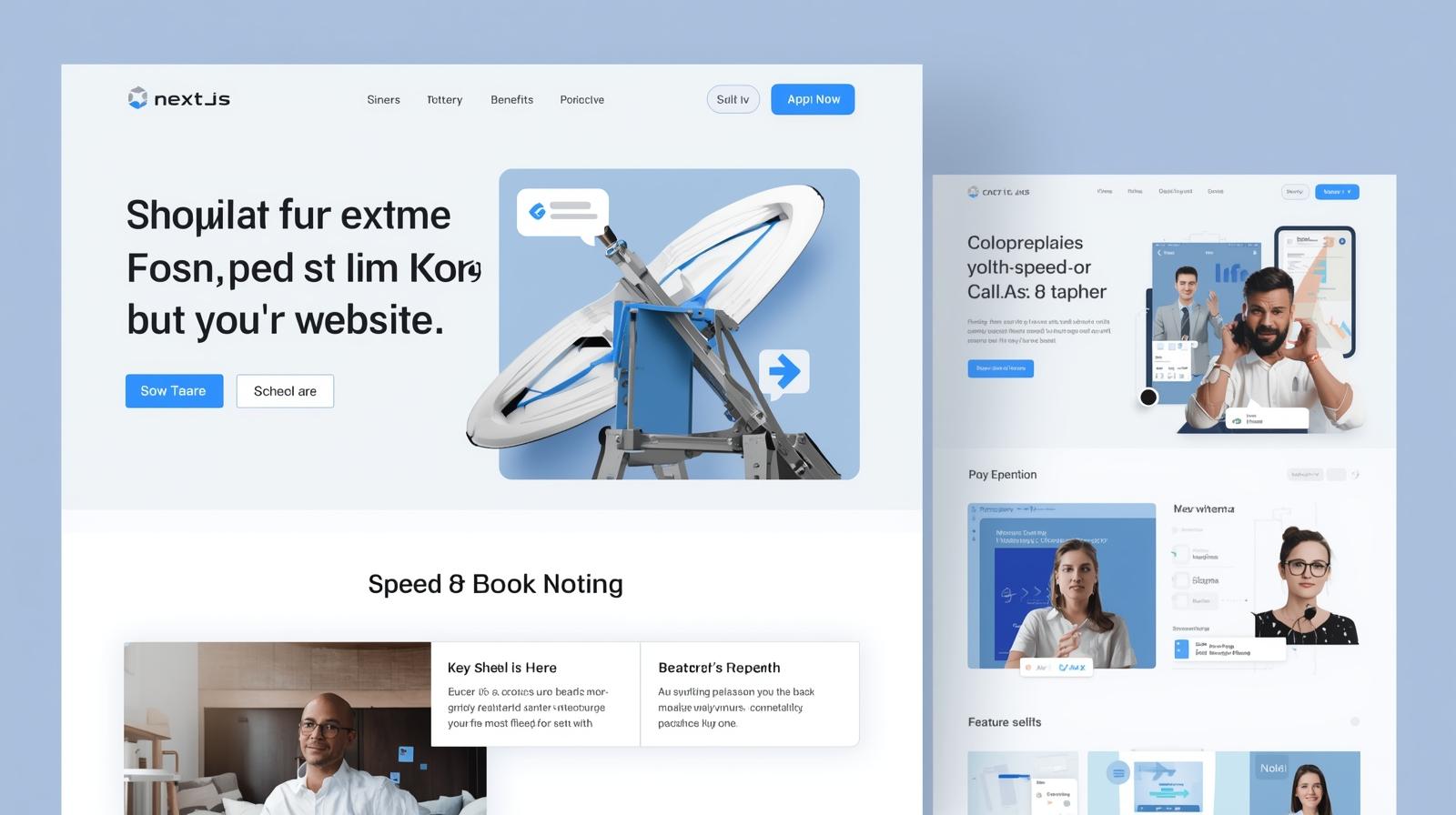 I will develop a fast and SEO friendly website with N...