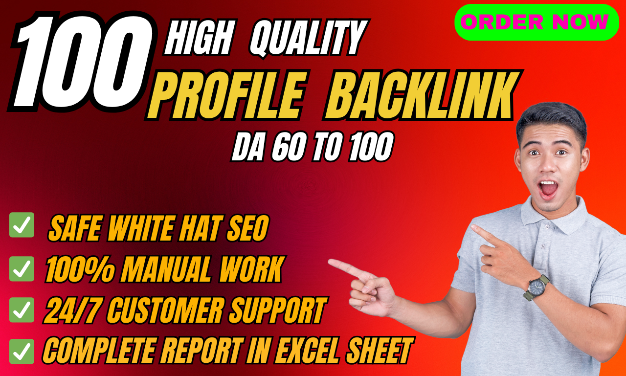 100 High Authority Profile Backlinks to Boost Your SE...
