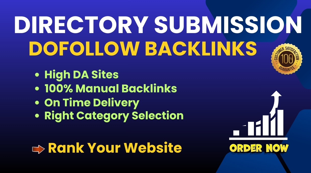 High Quality 110 Manual Directory Submission Dofollow...