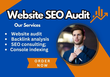 I will do provide website audit Backlink analysis rep...