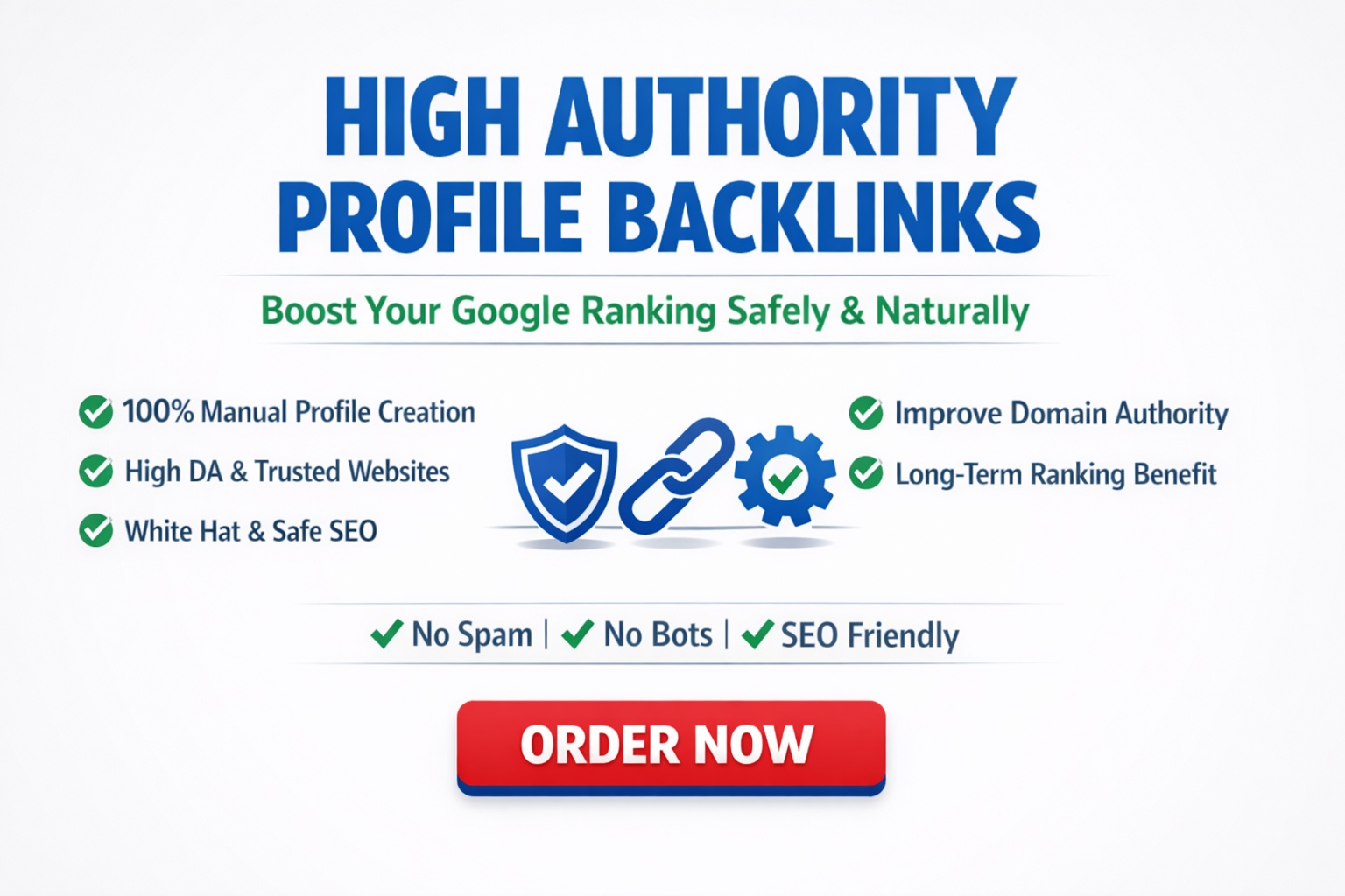 I will create 60 high authority profile backlinks to ...
