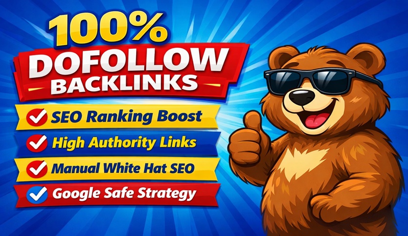 I will build 60 high-authority 100 dofollow backlinks...