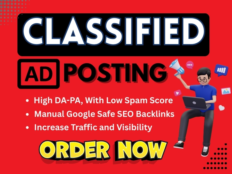 I will do 60 manual classified posting for SEO traffi...