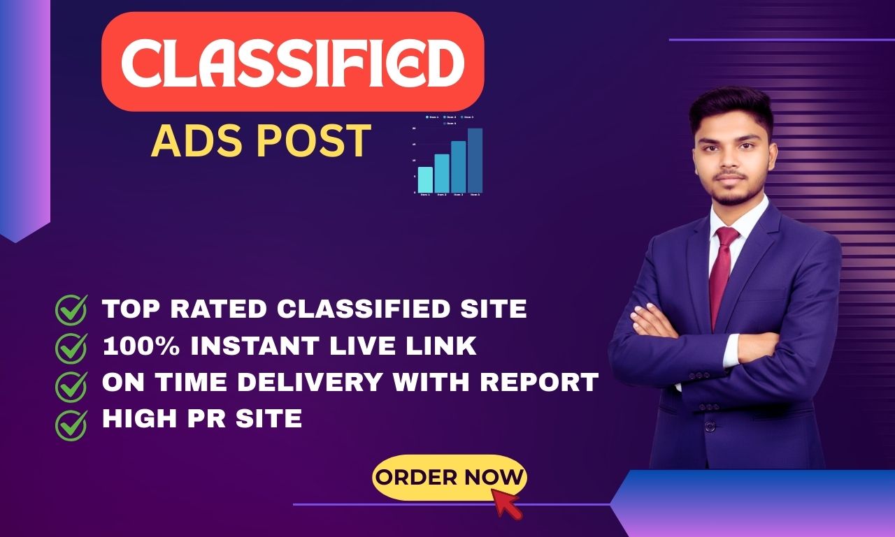 I Will Post 50 Manual Classified Ad Posting on High D...