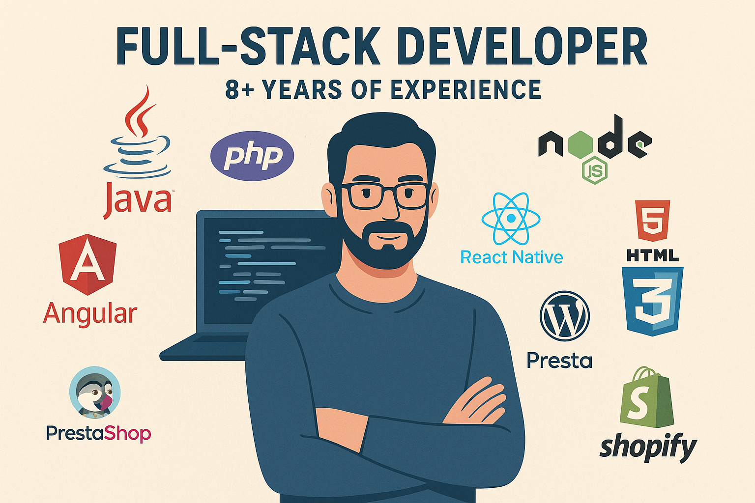 Professional Full-Stack Developer 8+ Years of Experie...