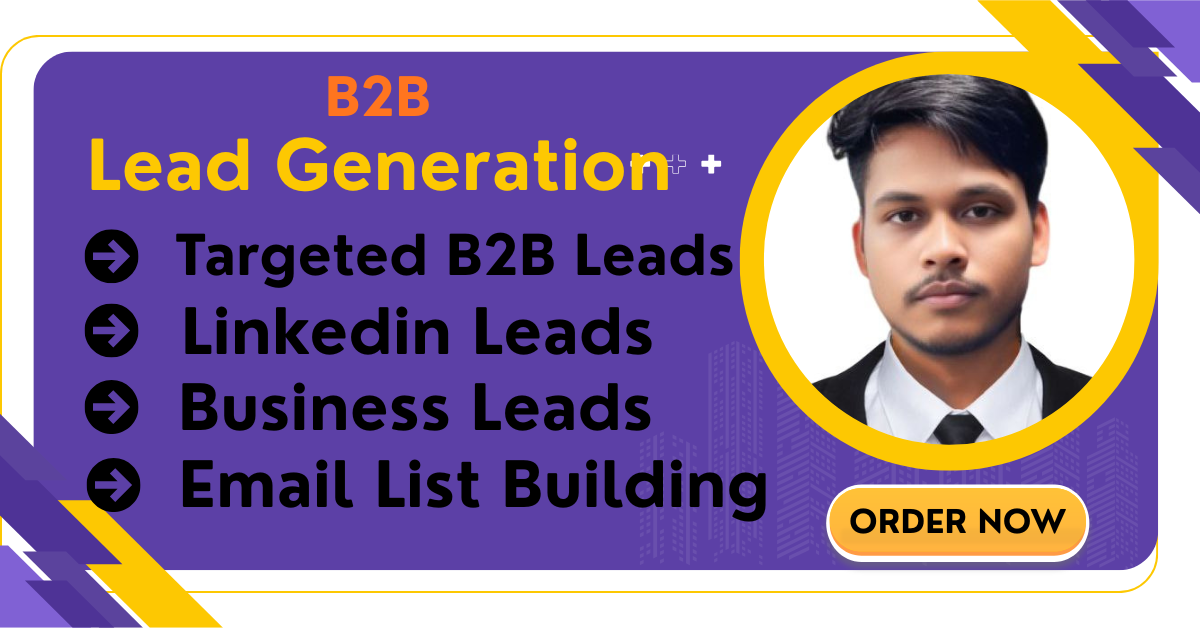 I will do b2b lead generation 100+
