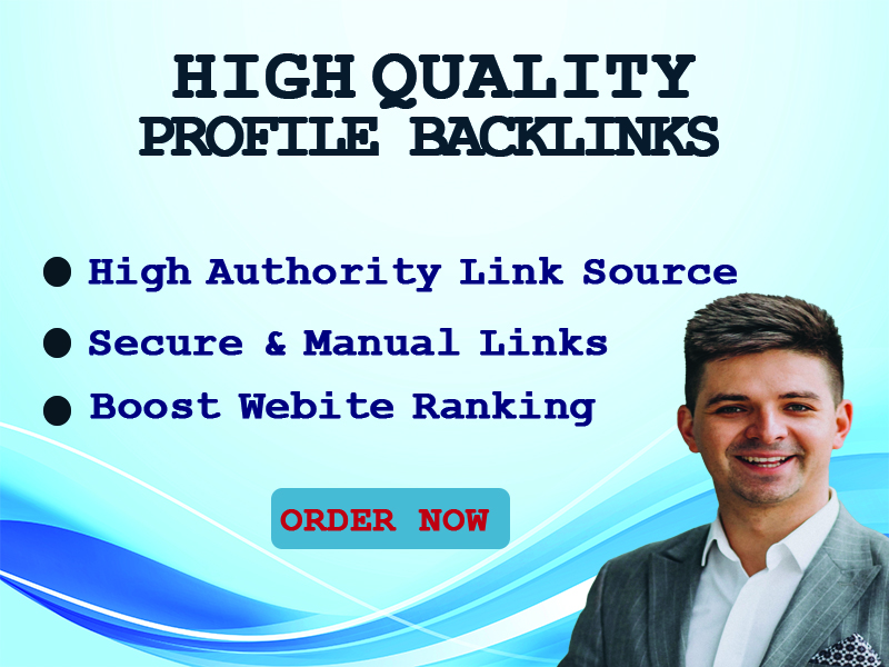 I will doing 100 high DA profile backlinks from your ...