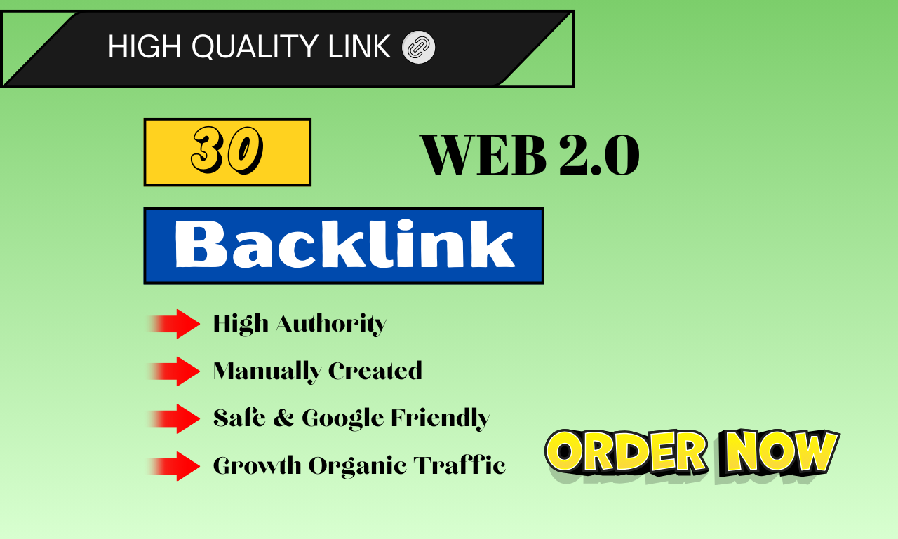 I will create high-quality Web 2.0 backlinks with uni...