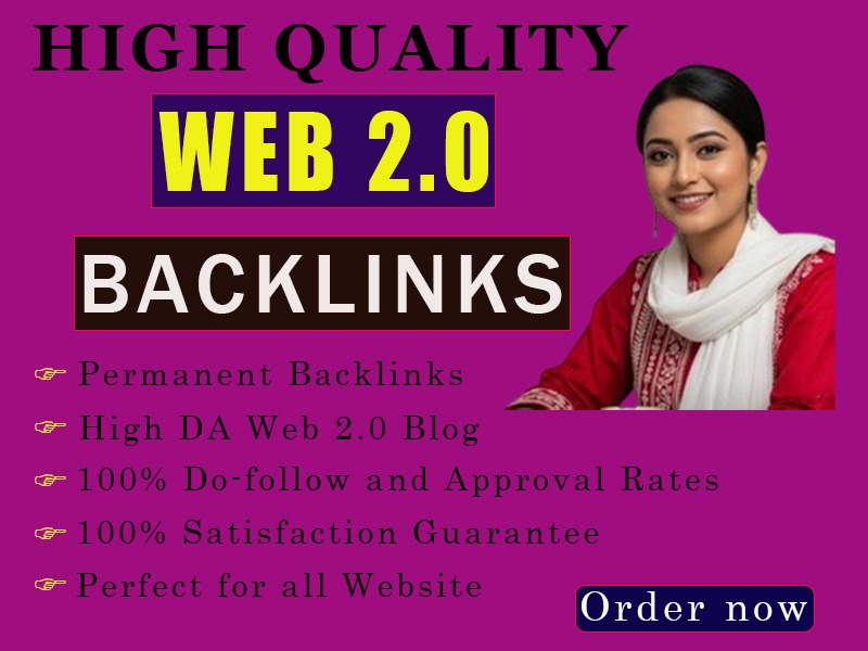 I will Provide 100 High Quality web 2.0 Backlinks on ...