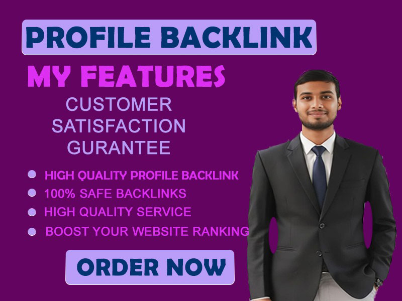 I will provide 110+ profile backlink