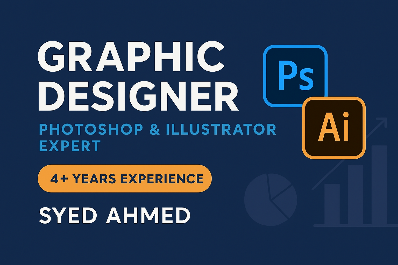 I will design professional graphics using Adobe Photo...