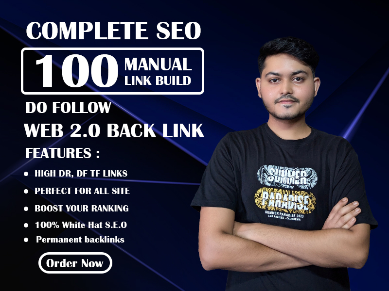 I will provide you with 100 Unique High Authority web...
