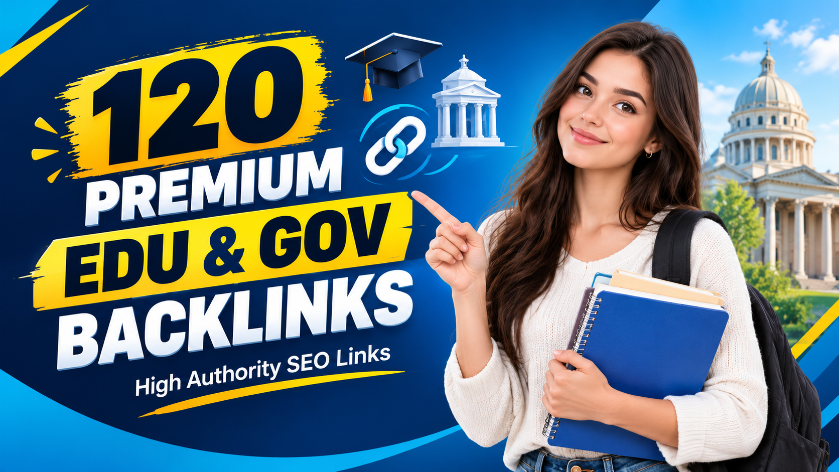 Relevant EDU & GOV Backlinks for Website Off-Page...