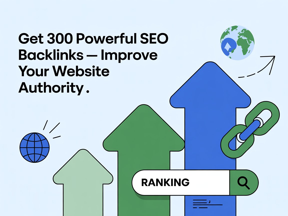 I Will Build 300 Powerful SEO Backlinks to Improve Yo...