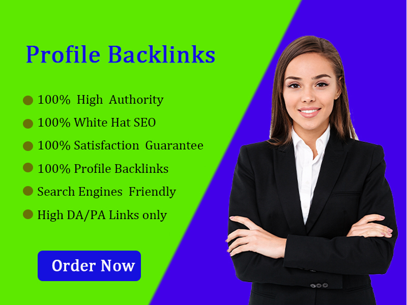 I will Manually Create 100 Profile Backlinks With Hig...
