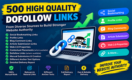 500 Quality mix Backlinks for SEO with Diverse Link S...