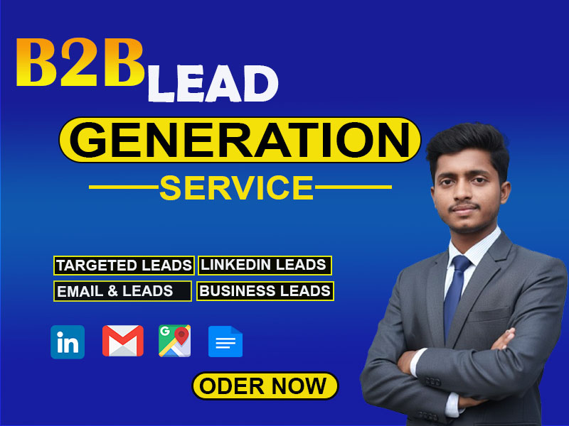 I will work on b2b lead generation, email list build...