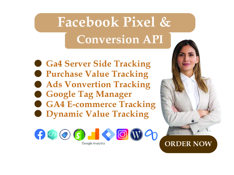 I Will setup Facebook Pixel conversion API with serve...