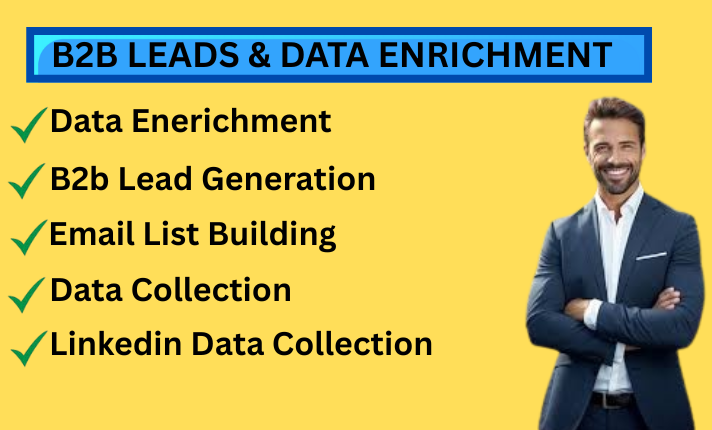 I will provide targeted b2b lead generation for any i...