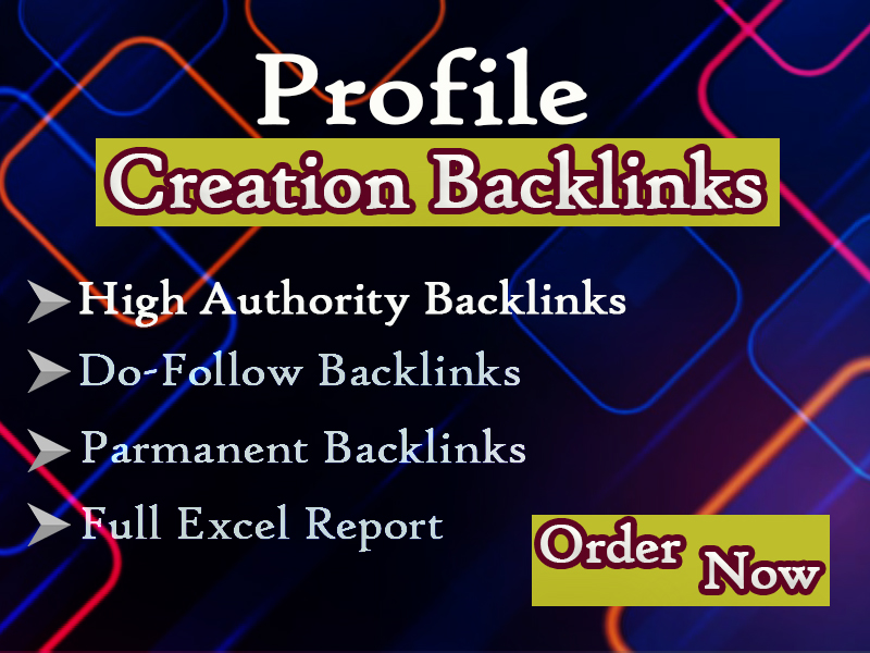 I will doing 150+ High quality Profile Backlinks for ...