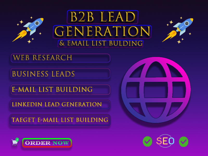 I will do high quality lead generation with targeted ...