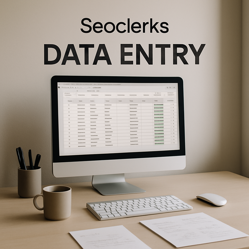 Professional data Entry& Web Research Specialist