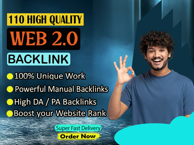 Get high DA/PA web2.0 backlink to boost your SEO rank...