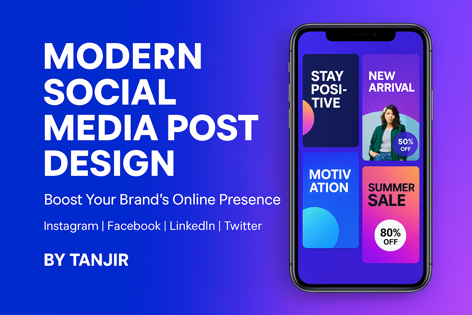 I will create professional social media designs for I...