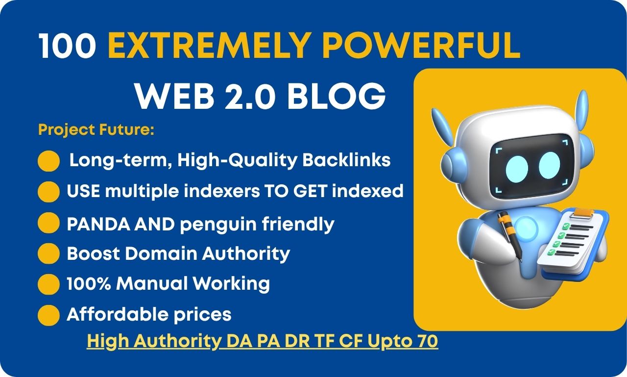 Premium Powerful SEO Package with 100 Unique Domain B...