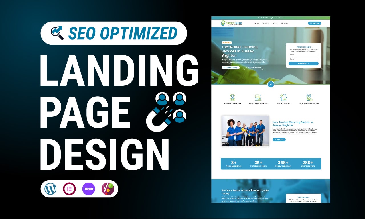 Create SEO Optimized Landing Page for Lead Generation...