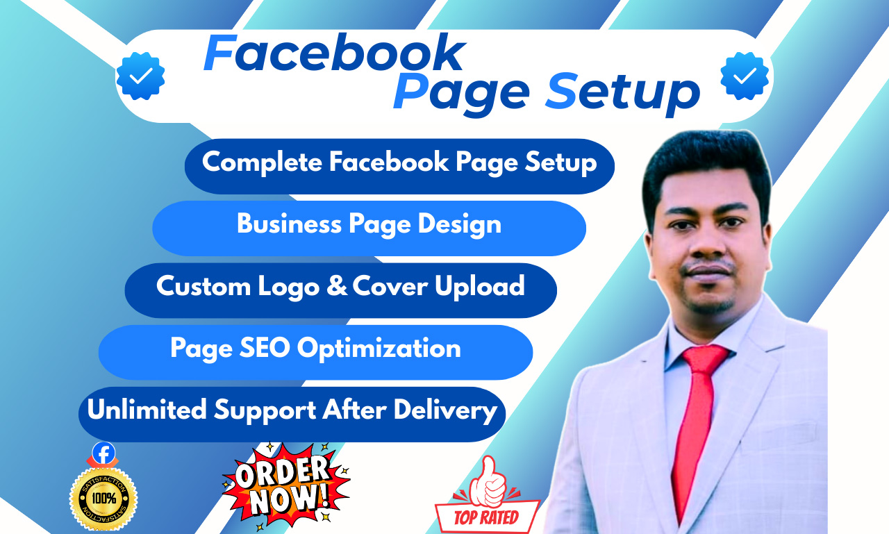 I will design and setup a professional business Page ...
