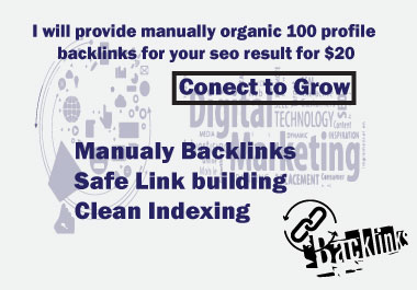 100 Manually Created Organic Profile Backlinks for SE...
