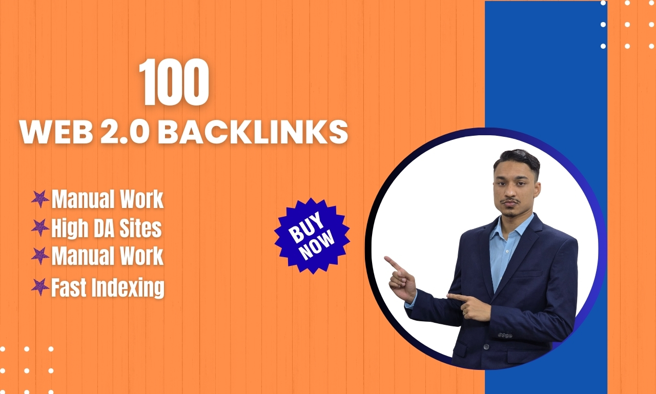 I will provide 100 Web 2.0 Permanent Backlinks with H...