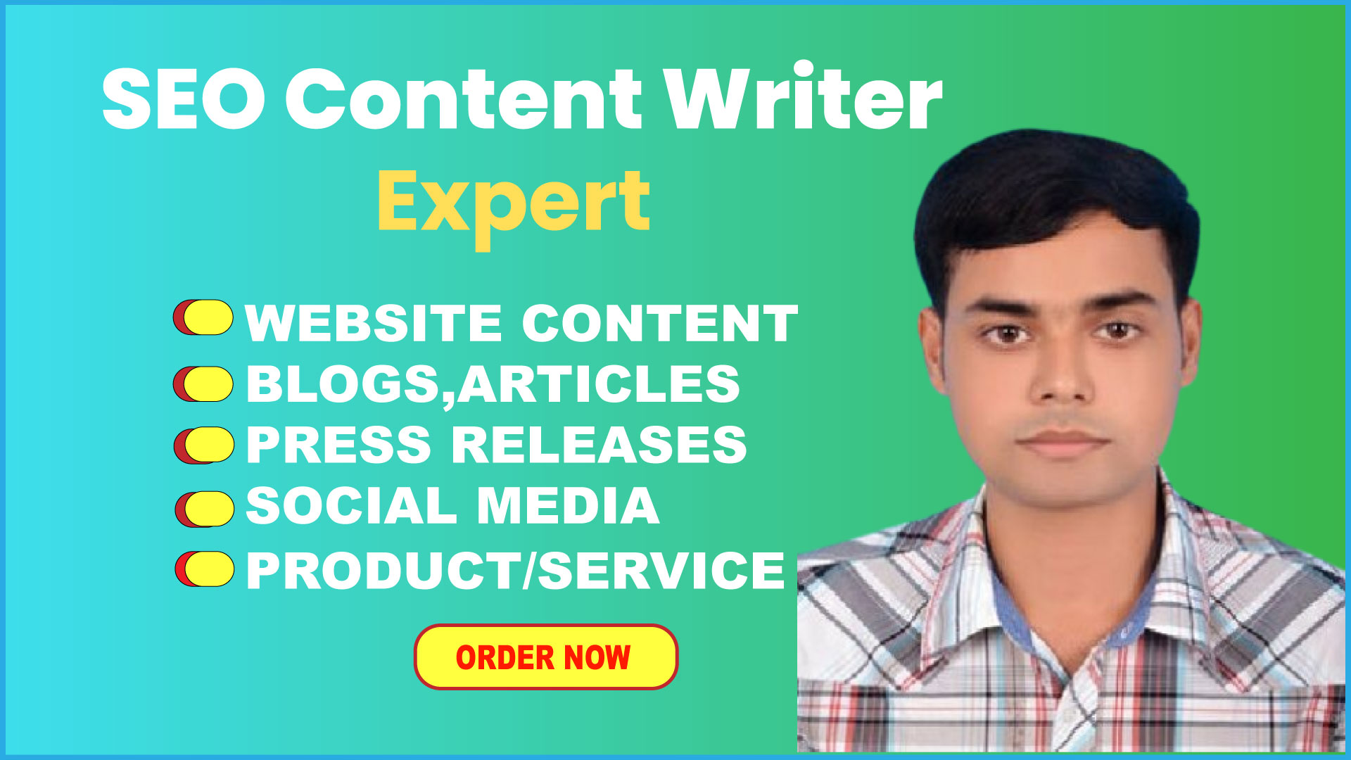 I will SEO Content Writing attractive social media ca...