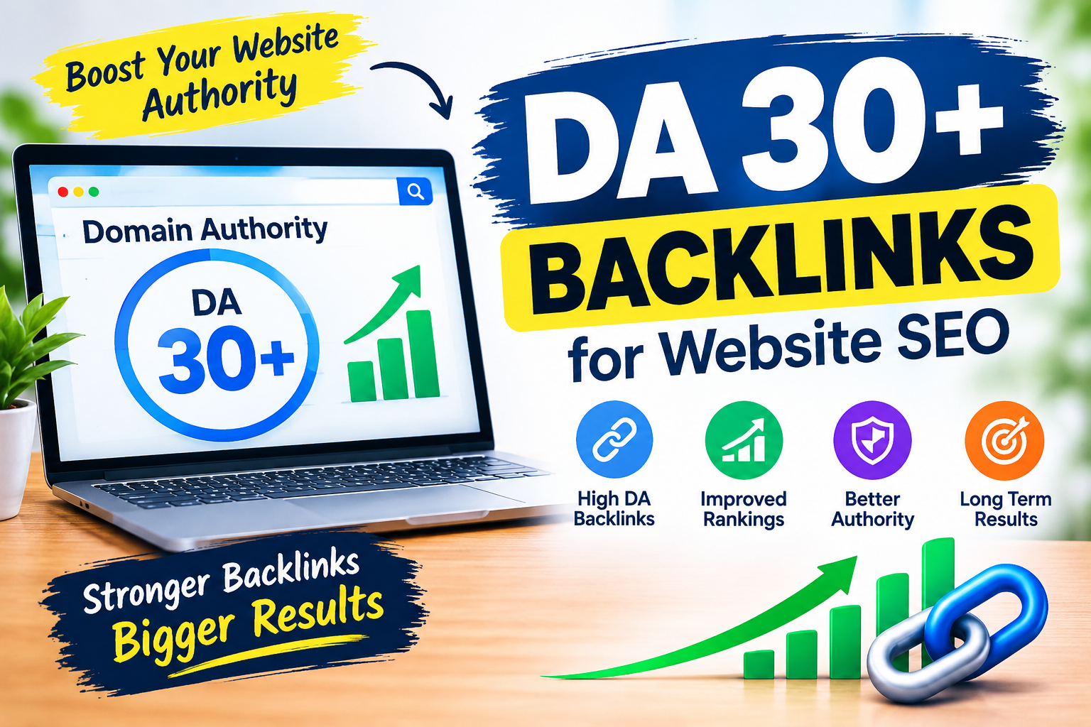 Domain Authority 30+ Backlink Package