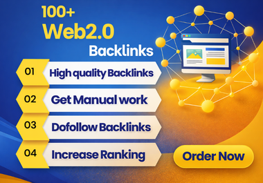 Get Manual 100+ Dofollow High quality Web2.0 Backlink...
