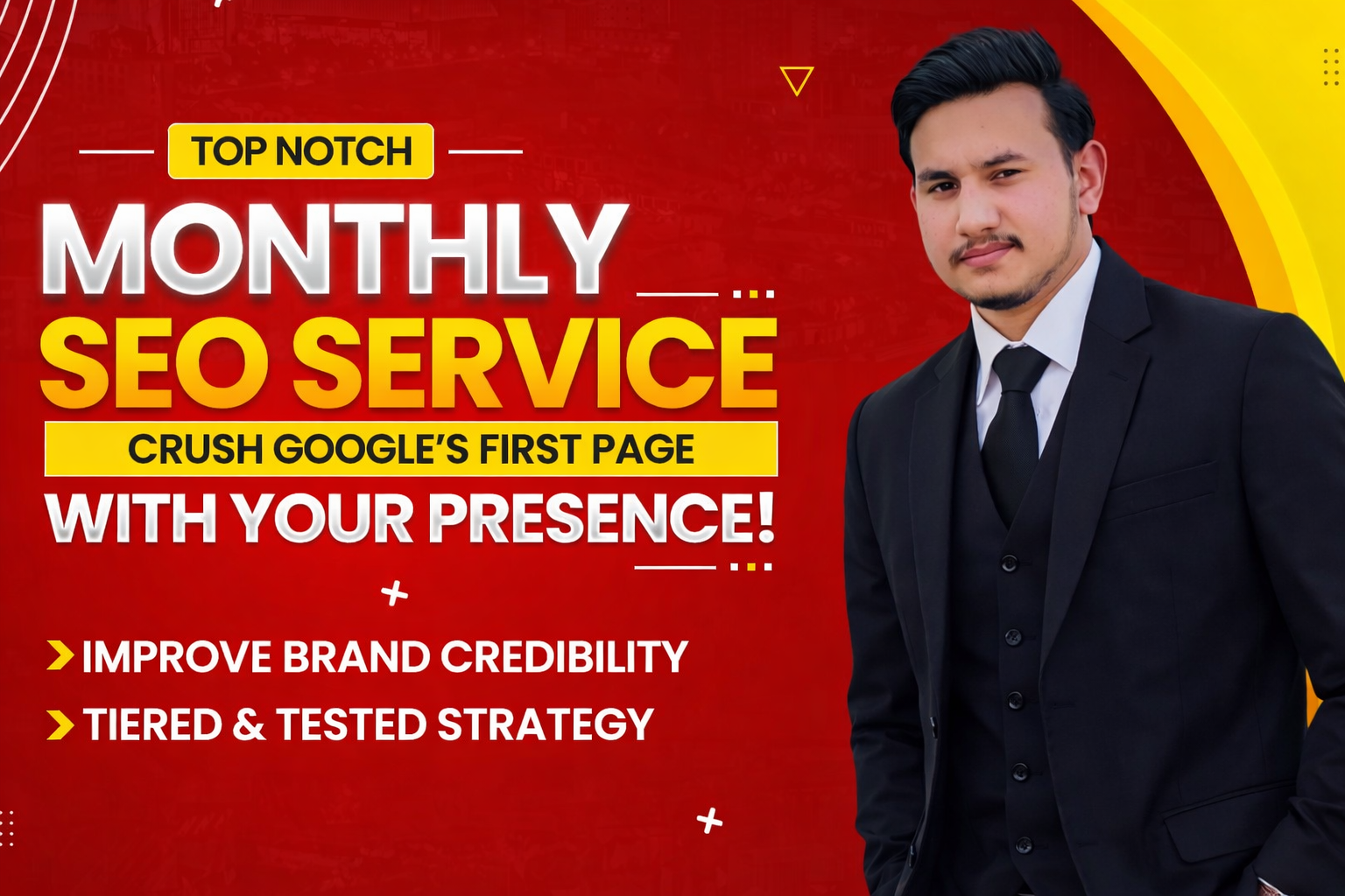 I will do monthly off page and on page SEO service us...