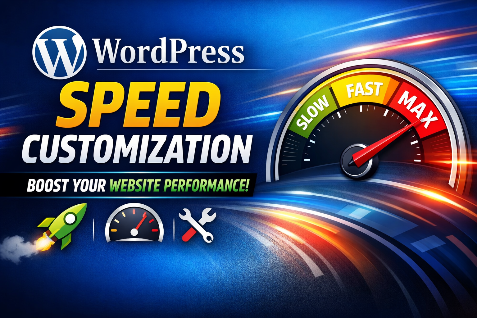 I will do WordPress speed customization and boost per...
