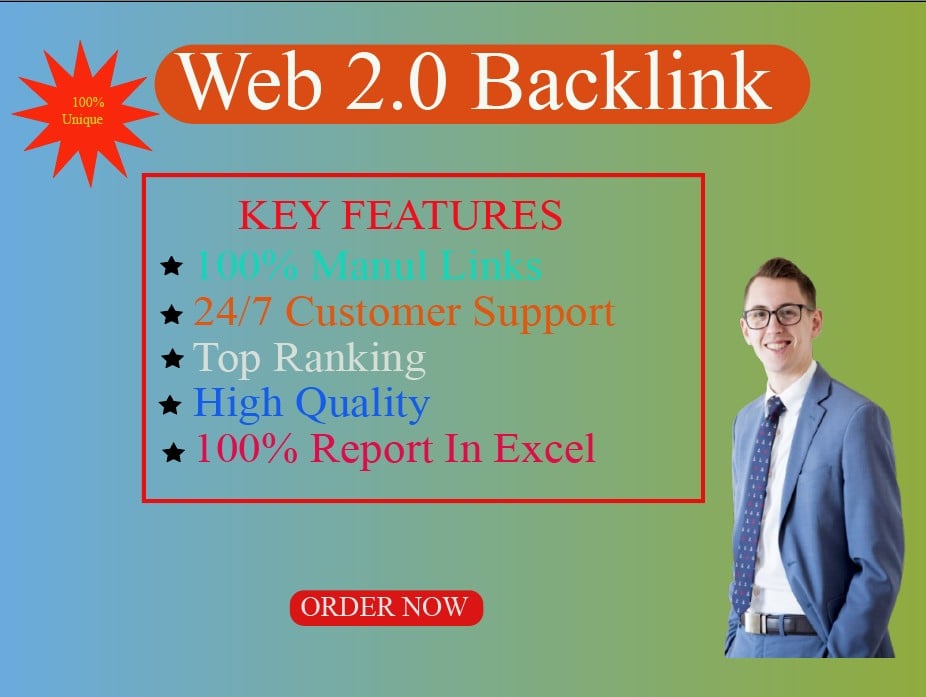 I will create 50 Web 2.0 backlinks on websites that h...