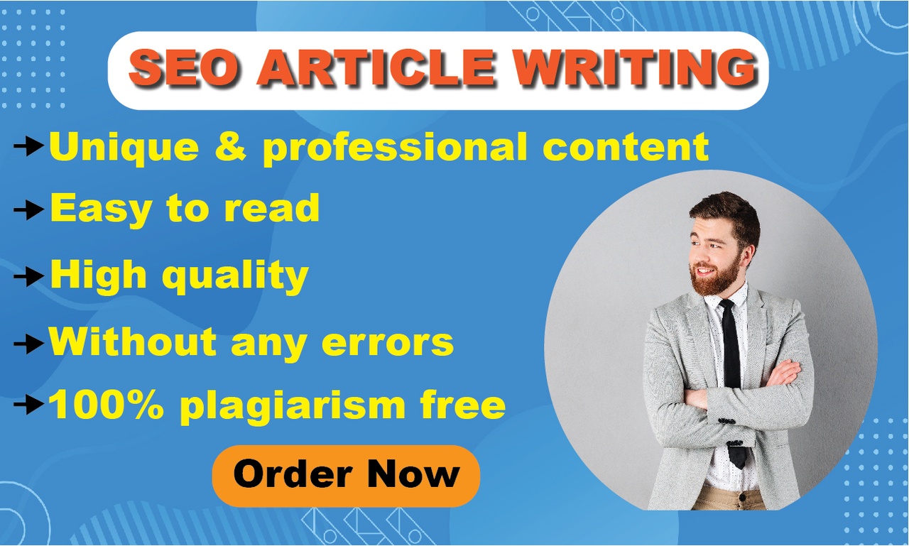 I will write 800+ words SEO article & blog posts ...