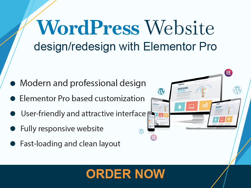 I will design or redesign a modern & responsive W...