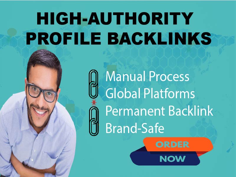 I will build manual high quality profile backlinks fo...