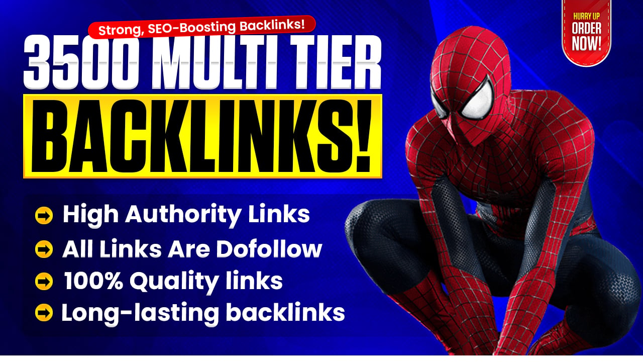 3500+ SUPER-CHARGE Backlinks - Multi-Tier SEO Powerho...